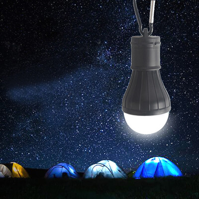 

Gobestart Outdoor Emergency Lamp LED Camping Tent Fishing Lantern Hanging Light Black