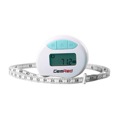 

GemRed Digital Measuring Tape Accurately Measures Body Part Circumferences Digital Display Records Results Measurements Pink