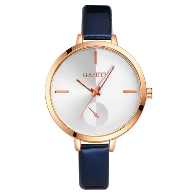 

Minimalism Womens Watches Scale Disc Ladies Quartz Movement Wristwatch Golden Border Leather Strap Clock Fashion Montre Femme50