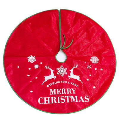 

1pc Plush Christmas Tree Skirts Carpet Merry Christmas Decoration for Home Noel Natal Tree Skirts New Year Decoration Tree Skirt