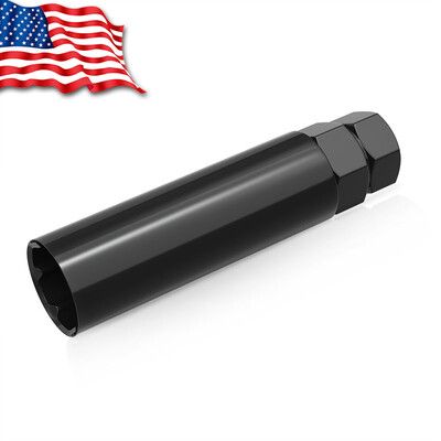 

1pc Black Small Drive Lock Key Tool Remover for 7 Spline Lug Nut 1316" & 78