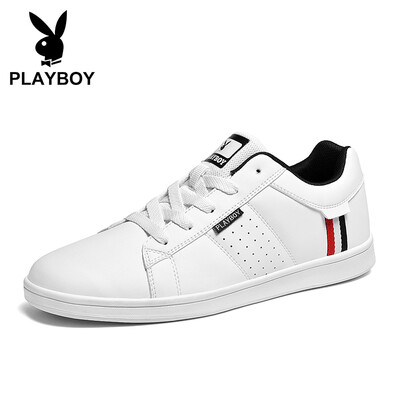 

Playboy PLAYBOY fashion sports casual shoes mens lightweight non-slip wild PL611031 white black 42