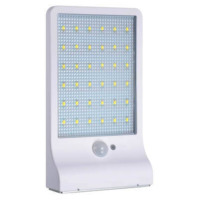 

Siaonvr 36 LED Solar Motion Sensor Lights Garden Safety Lights White