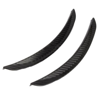 

2Pcs Carbon Fiber Fender Flares Wheel Lip Guard Body Rubber Decoration DIY 25mm Car Truck SUV