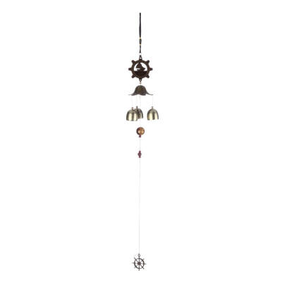 

3 Bells Copper Alloy Handmade Wind Chimes Wind Bell Crafts Ornament Decor