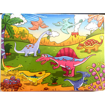 

Tailored Wooden Animal Puzzle Jigsaw Blocks Kid Learing Educational Toy