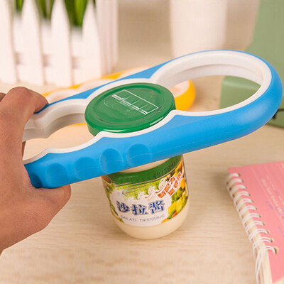 

Gobestart Jar Bottle Cover Gourd-shaped 4 in 1 Key Multifunction Can Opener Kitchen Tool
