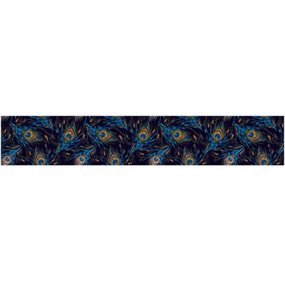 

1pc Peafowl Feathers Stair Sticker Waterproof Ceramic Tiles Steps Decals