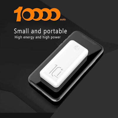 

BP955 Large Capacity 10000mAh Power Bank Portable Dual Input Port Charger With LED Power Indicator