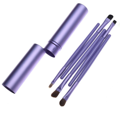 

〖Follure〗5Pcs Professional Makeup Eye Eyeshadow Brush Brushes Cosmetic SetRound Tube