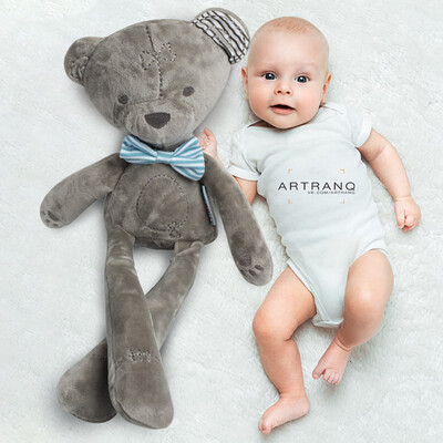 

Tailored Bed Time Stuffed Animal Toys Cute Soft Plush Bow Beer for for Boys Girls