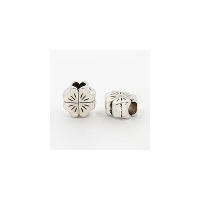 

Tibetan Style Beads Lead Free & Cadmium Free & Nickel Free Flower Great for Mothers Day Gifts making Antique Silver Color