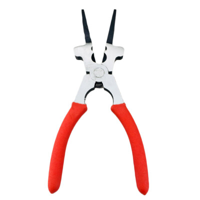 

Iron Flat Mouth MIG Welding Pliers Insulated Handle Wire Cutting Multipurpose Tools Spring Loaded