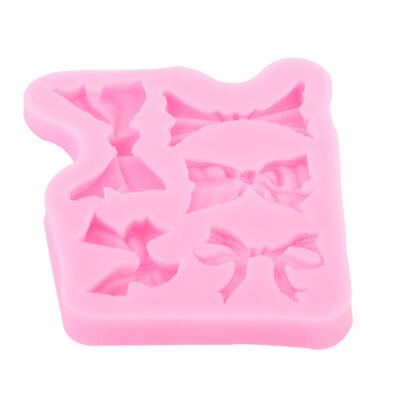 

Greensen Homemade Bow Shape Cake Mold Silica Gel Molds Cake Fondant Maker For Party DIY Cake Mold Cake Mold