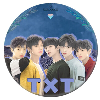 

Collection&Decorative Gifts for Fans Round Badge Tinplate Badge Korean New Idol Team of TXT Brooch