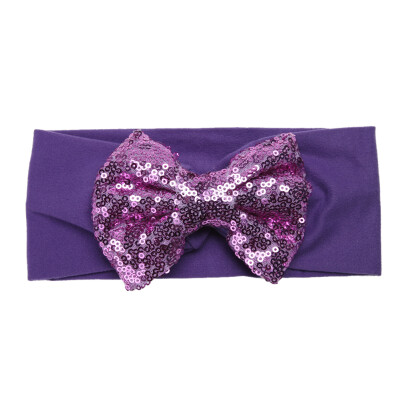 

Kids Baby Infant Fashion Sequin Bowknot Hairband Stretchable Headband