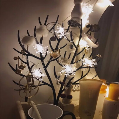 

〖Follure〗5M 50LED Snowflakes Shape String Lights Party Wedding Christmas Decor Lights