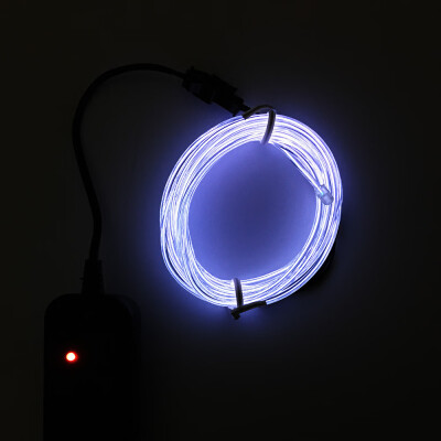 

〖Follure〗Flexible LED Light EL Wire String Strip Rope Glow Decor Neon Lamp USB Controlle