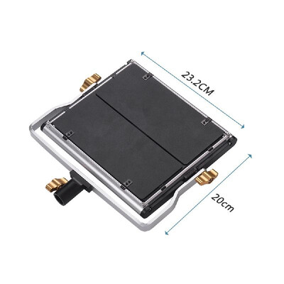 

Andoer Professional LED Video Light Dimmable 660 LED Bulbs Bi-Color Light Panel 3200-5600K CRI 85 with U Bracket & Barndoor Light