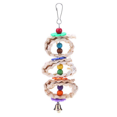 

Circular Rattan Ball Pet Bird Toys Parrot Favorite Interactive Chew Toys