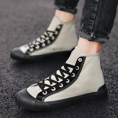 

Spiritual society guy high shoes mens Korean version of the trend of mens shoes Gaobang wild shoes casual shoes shoes tide shoes
