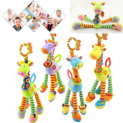 

New 37cm Giraffe Soft Plush Toy Animal Stuffed Doll Toy Newborn Baby Kids Infant Toy