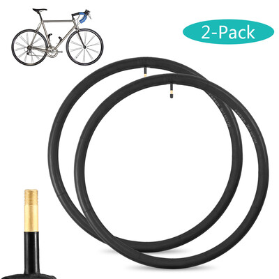 

2 PCS Bicycle Inner Tube Bike Tubes Butyl Road Bike Inner Tyre Schrader Presta Valve Tubes Replacement for Mountain Bikes 26192