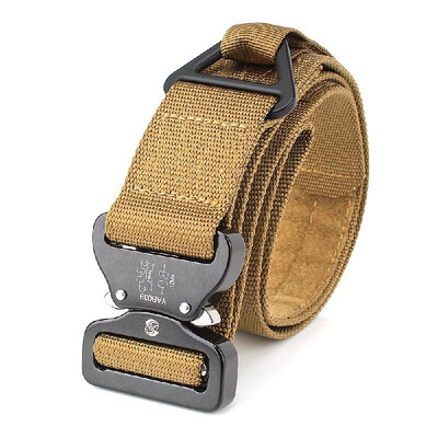 

Lixada Heavy Duty Tactical Belt with Quick Release Buckle for Outdoor Camping Mountaineering Climbing Training Hunting