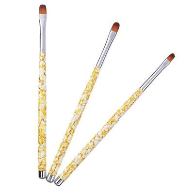 

3pcs Set UV Gel Marble Printed Painting Nail Art Dotting Pen Manicure Tools