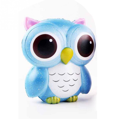 

Squishies Slow Rising Jumbo Kawaii Colorful Owl Creamy Scent for Kids
