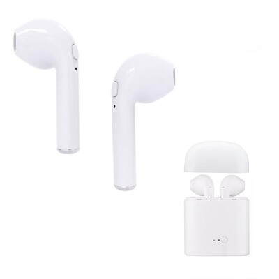 

i7s BT Earphone TWS Headphones Portable Wireless Earphones With Charging Box black