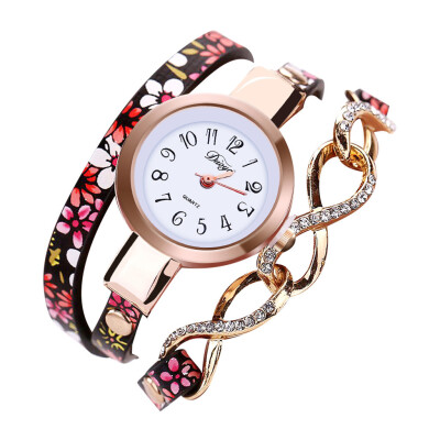 

〖Follure〗Fashion Small And Exquisite Dial Simple Leather Strap Ladies Bracelet Watch