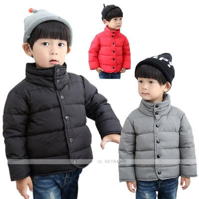 

New Baby Toddler Boy Winter Cotton Padded Coat Puffer Jacket Outerwear 2-7 Years