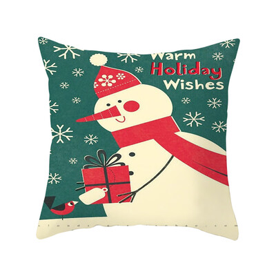 

Tailored Merry Christmas Soft Peach skin Throw Pillow Pillow Cover 45x45cm Home Decor