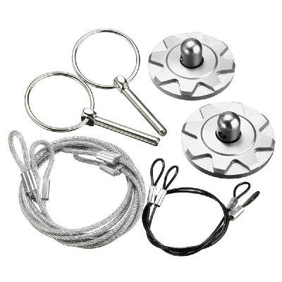 

2Pcs CNC Universal Car Racing Sport Bonnet Hood Pin Lock Latch Appearance Kit