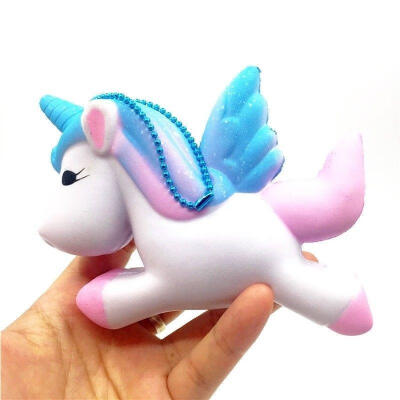 

Unicorn Squishy Charms Soft Toy Slow Rising Cell Phone Key Chain Straps