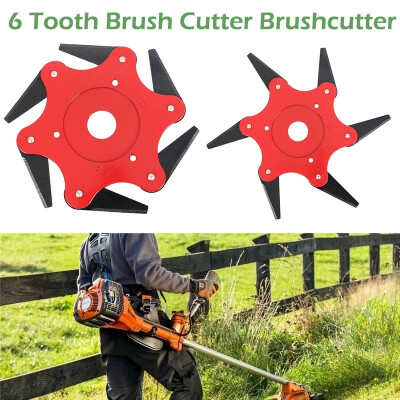 

6 Tooth Steel Trimmer Head Cutter Updated Gardening Accessories Garden Grass Cutter Gardening Tool Electric Garden Trimmer