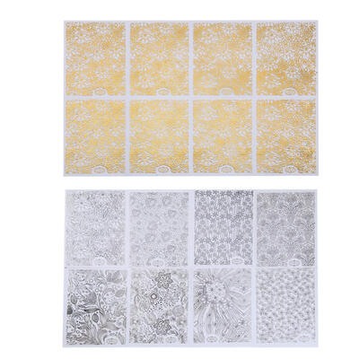 

3D Nail Sticker Flower Metalic Paste Beauty Nail Art Adhesive Sticker Decor