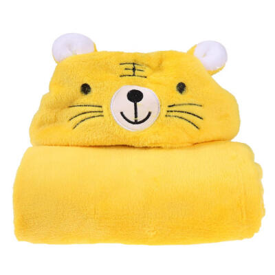 

Baby Blanket Soft Cashmere Hooded Cloak Infant Baby Windshield Bath Towel