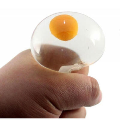 

Splat Egg Venting Ball Stress Relief Soft Toy Novelty Fun Splatter Chicken Chick