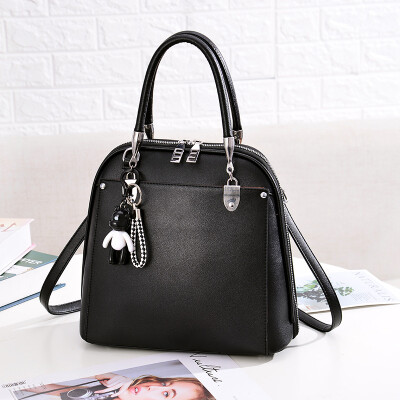 

New one-shoulder temperament solid color square bag ladies bag OL commuter fresh handbag mother bag