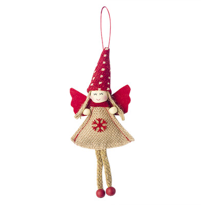 

Gobestart Lovely Christmas Tree Decorations Cloth Doll Pendant Hanging Party Home