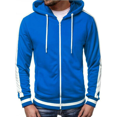 

Mens Plus Size Hoodie Hooded Zipper Top SweatShirt Jacket Sweater Size -3XL US