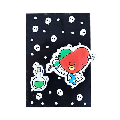 

Monifuon Kpop BTS Brooch Pin Bangtan Boys Halloween Acrylic Badge Button Pin Accessories