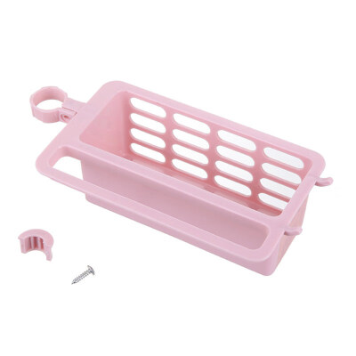 

Household Kitchen Bathroom Soap Storage Rack Draining Holder Duster Cloth Hanger