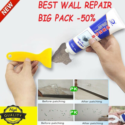 

〖Follure〗Wall Crack Repair Cream Waterproof Non-corrosive Formaldehyde Free White Latex