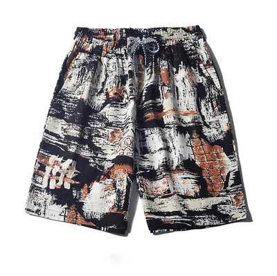 

Tailored Mens Linen Shorts Sports Work Casual Printed Beach Shorts Pants Trousers