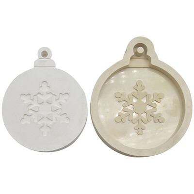 

New Santa Claus Snowflake Chocolate Cake Mold Xmas Tree Silicone Christmas Mould
