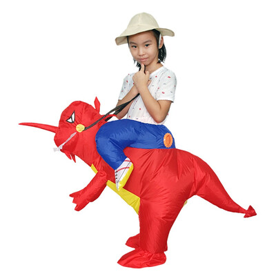 

Siaonvr Party Jumpsuit Costumes Inflatable Carnival Funny Clothes Dinosaur T-Rex Cosplay
