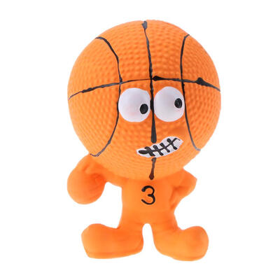 

Rubber Basketball Baseball Football Dog Training Chewing Squeaky Pet Toys